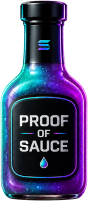 Proof of Sauce